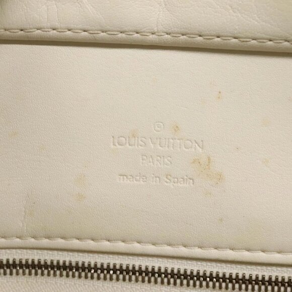 LOUIS VUITTON Monogram Vernis Houston Hand Bag Perle M91342 LV Auth 130722 - Picture 13 of 16